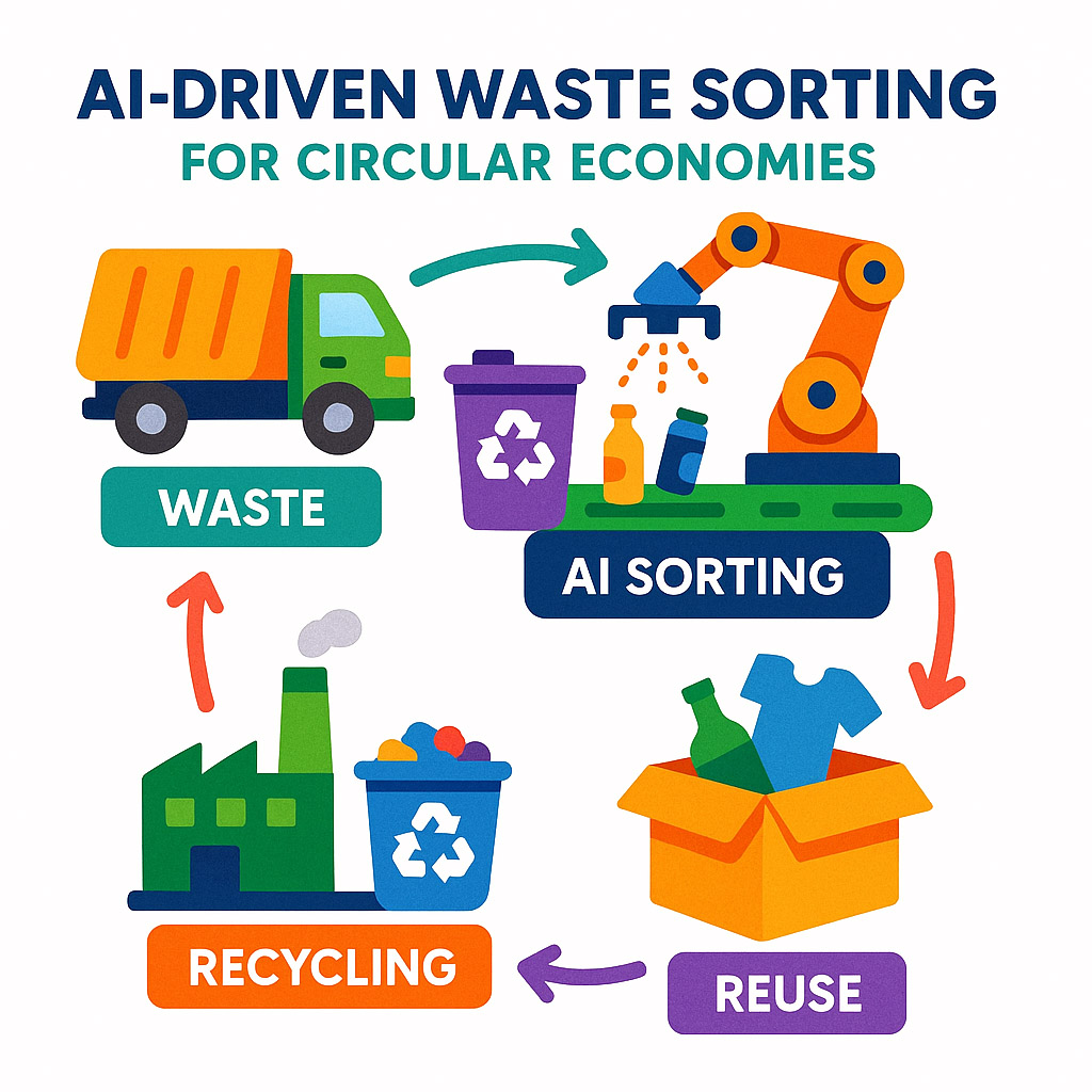 AI-Driven Waste Sorting for Circular Economies
