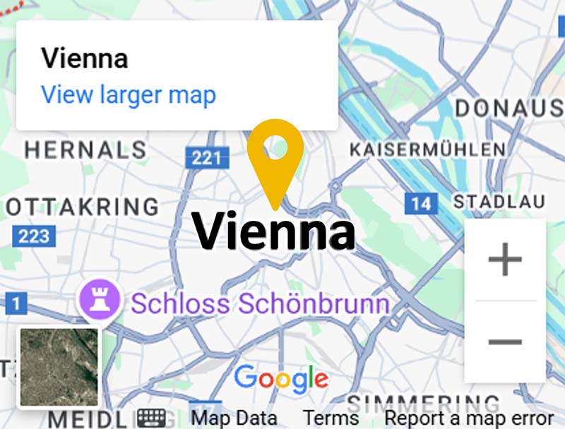 Vienna Austria location